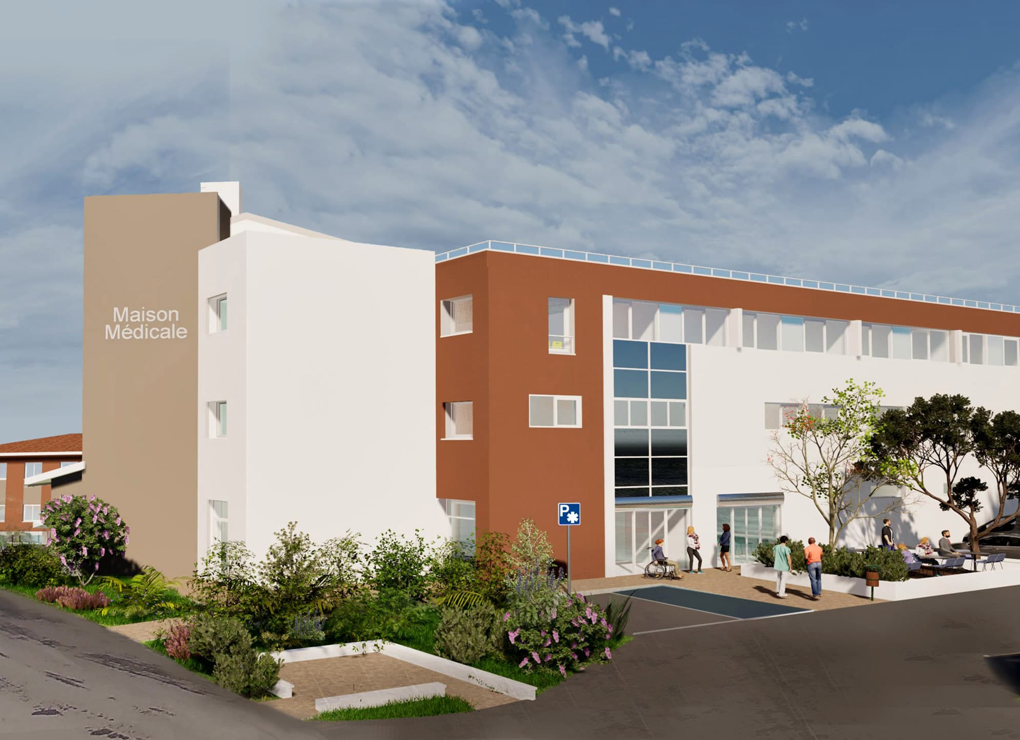 Maison de Santé Pluriprofessionnelle et résidence autonomie Villa en Gascogne